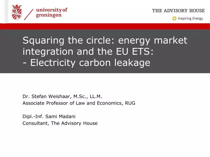 squaring the circle energy market integration and the eu ets electricity carbon leakage