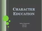 Character Education - slide 1