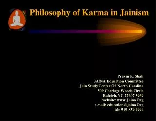 Philosophy of Karma in Jainism