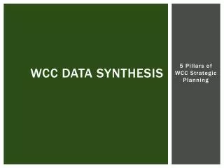 WCC Data Synthesis