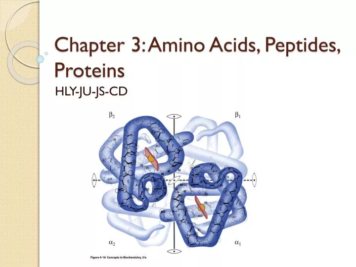 chapter 3 amino acids peptides proteins