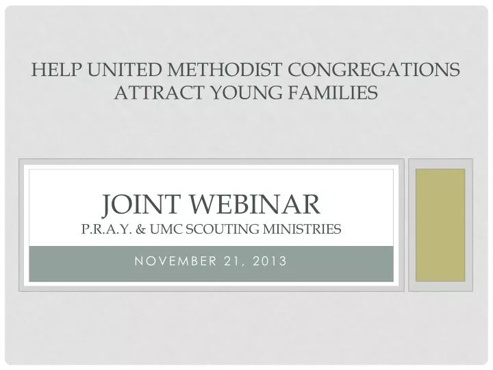 joint webinar p r a y umc scouting ministries