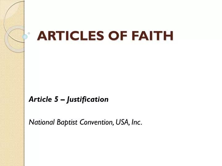 articles of faith