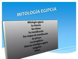 mitolog a egipcia