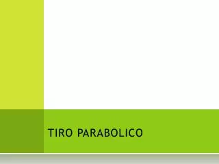tiro parabolico