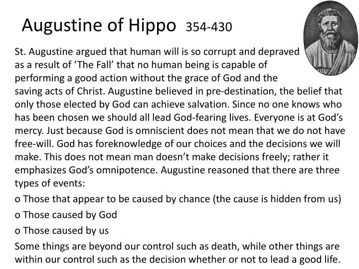 augustine of hippo 354 430