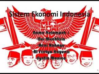 sistem e konomi i ndonesia