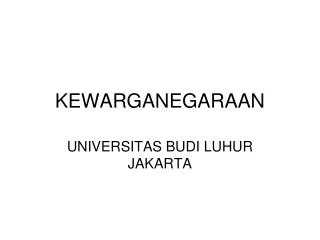 kewarganegaraan