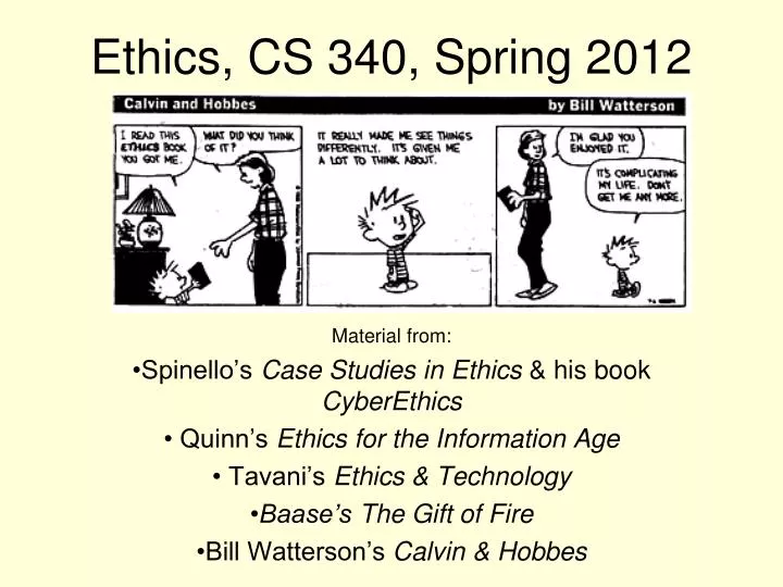 ethics cs 340 spring 2012