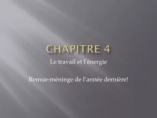 chapitre 4