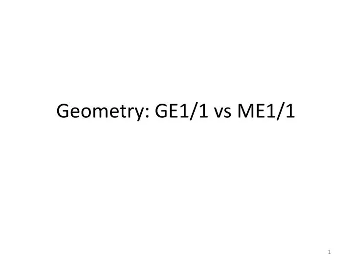 geometry ge1 1 vs me1 1