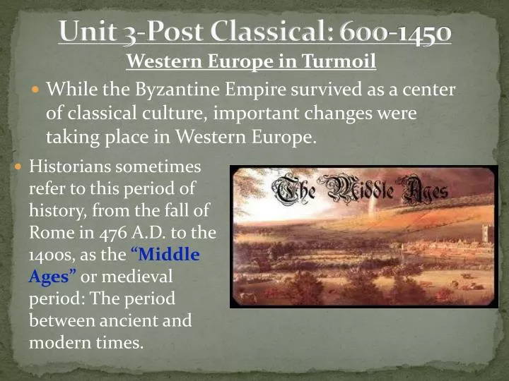 unit 3 post classical 600 1450