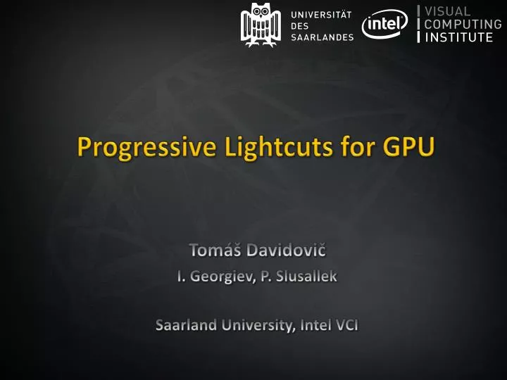 progressive lightcuts for gpu