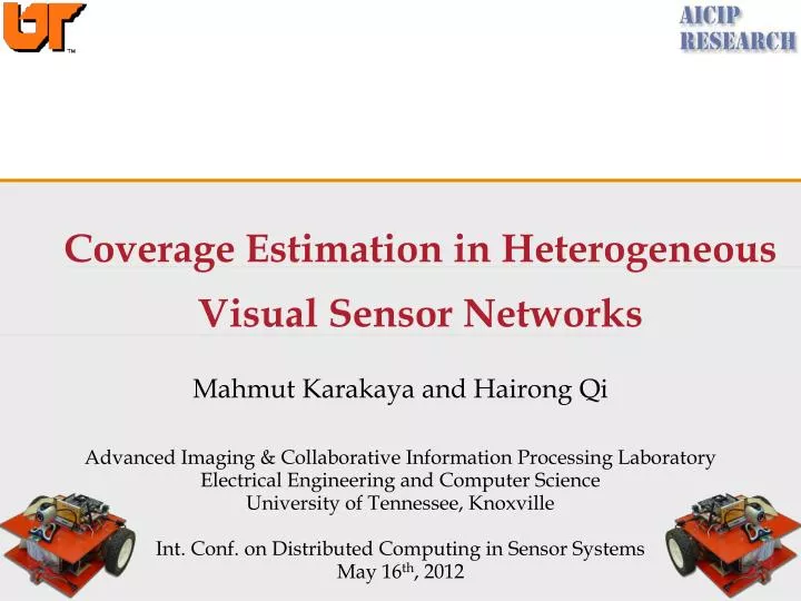 coverage estimation in heterogeneous visual sensor networks