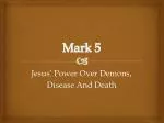 Jesus' Power Over Demons, Disease, and Death: A Miracle of Healing and Deliverance - slide 1