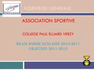 assemblee generale association sportive
