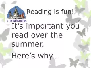 Reading is fun!