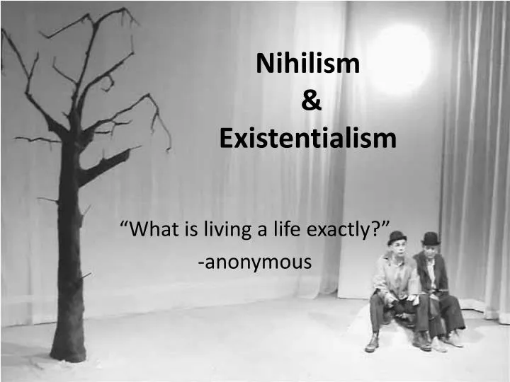 nihilism existentialism