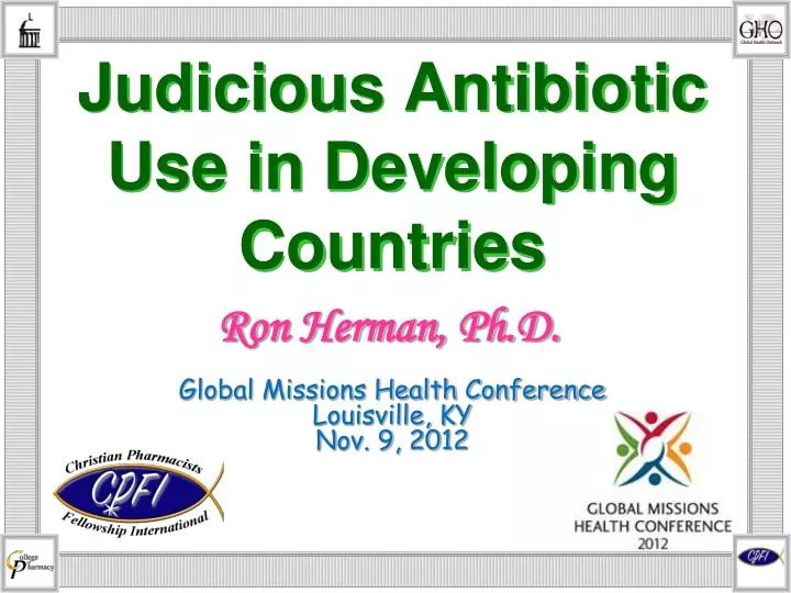 judicious antibiotic use in developing countries