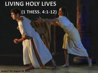 LIVING HOLY LIVES