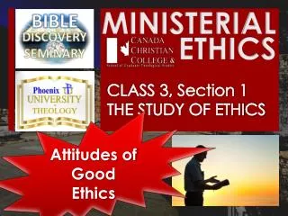 MINISTERIAL ETHICS