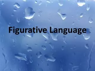 figurative language