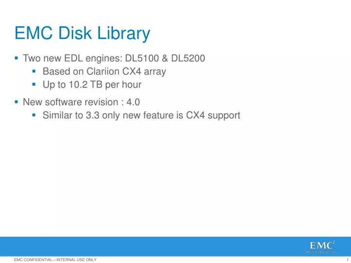 emc disk library