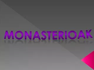 monasterioak