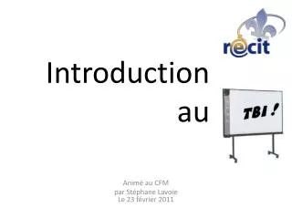 Introduction au