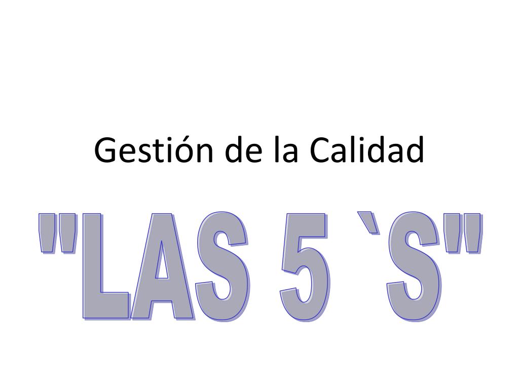 PPT - Gestión de la Calidad PowerPoint Presentation, free download - ID ...