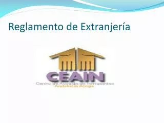 reglamento de extranjer a