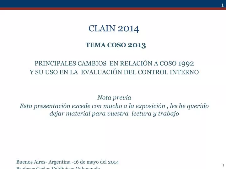 clain 2014