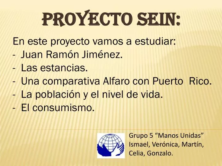 proyecto sein