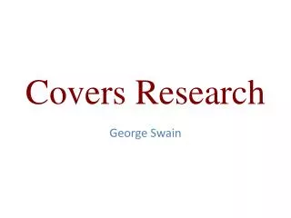 Covers Research