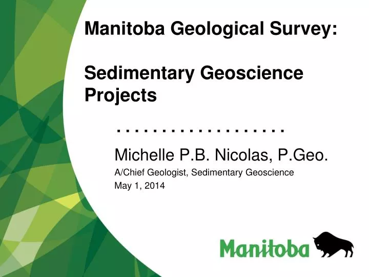 manitoba geological survey sedimentary geoscience projects