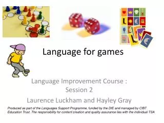 language for games