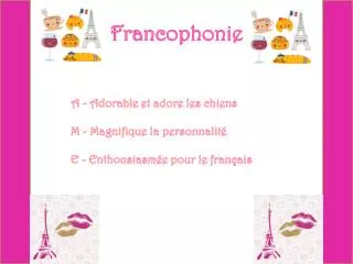 francophonie