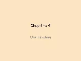 chapitre 4