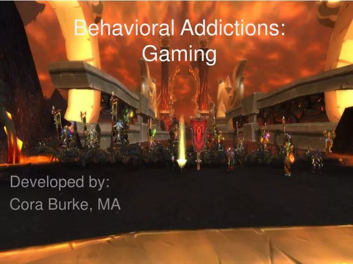 behavioral addictions gaming