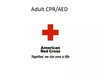 Adult CPR/AED