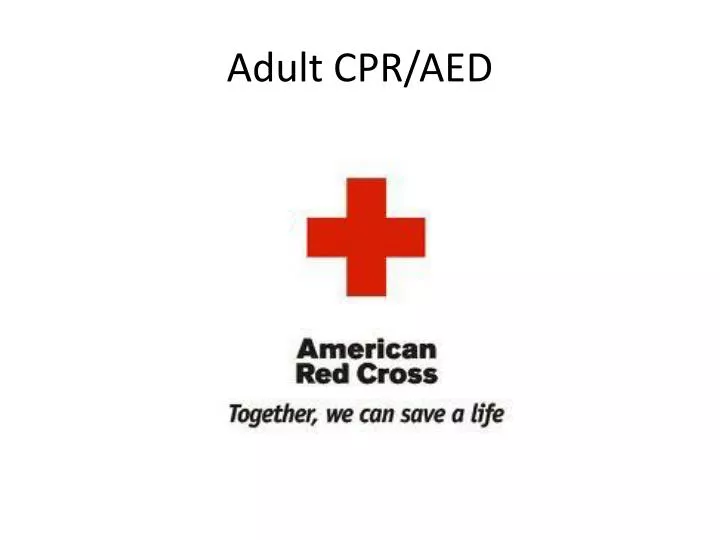 adult cpr aed