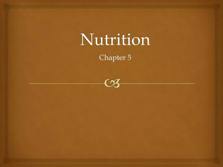 nutrition