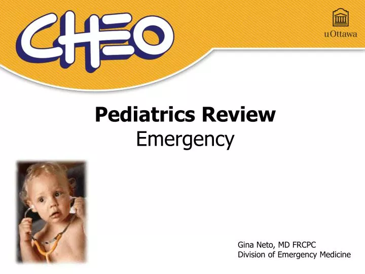 pediatrics review emergency