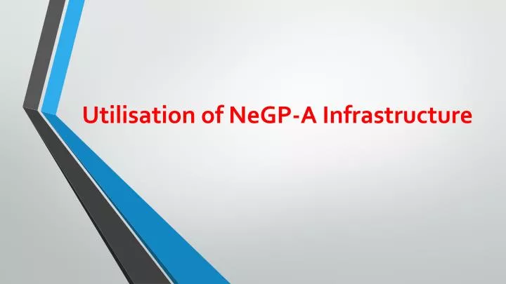 utilisation of negp a infrastructure