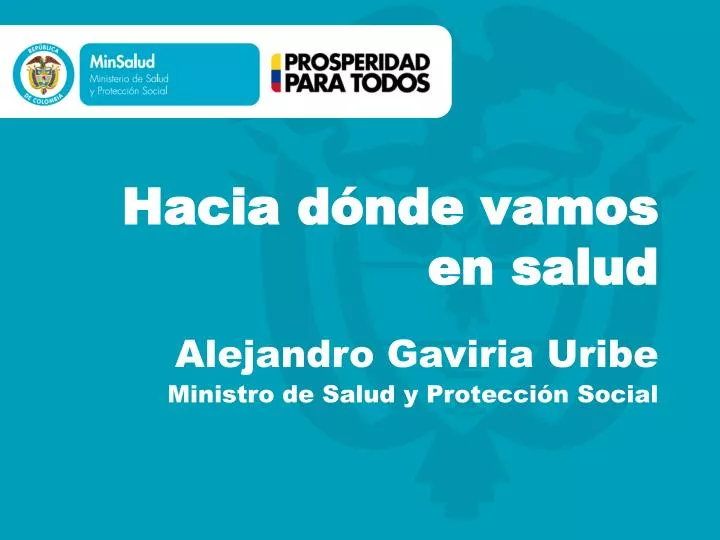 hacia d nde vamos en salud