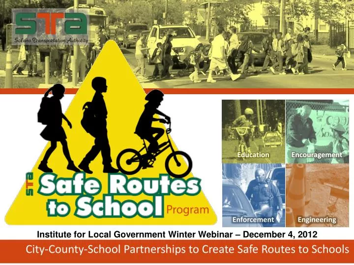 city county school partnerships to create safe routes to schools