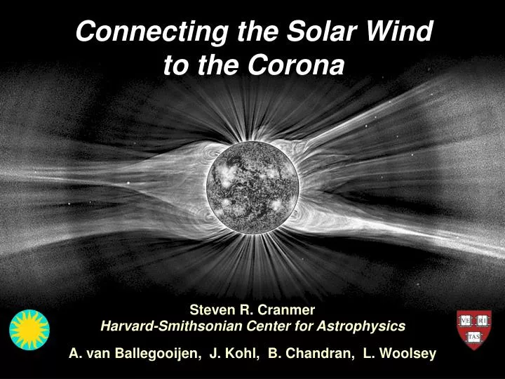 connecting the solar wind to the corona