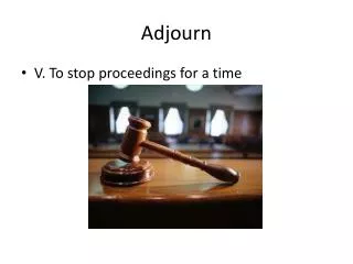 Adjourn