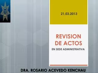 revision de actos