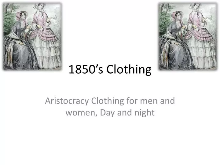 1850 s clothing